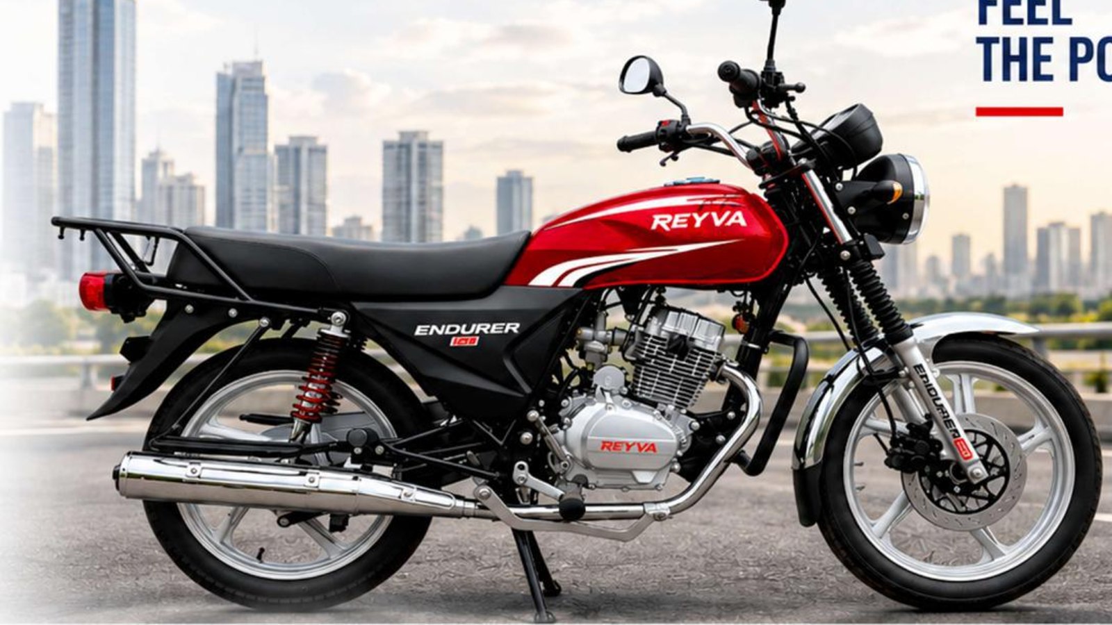 Reyva Endurer 125 motorcycle in red