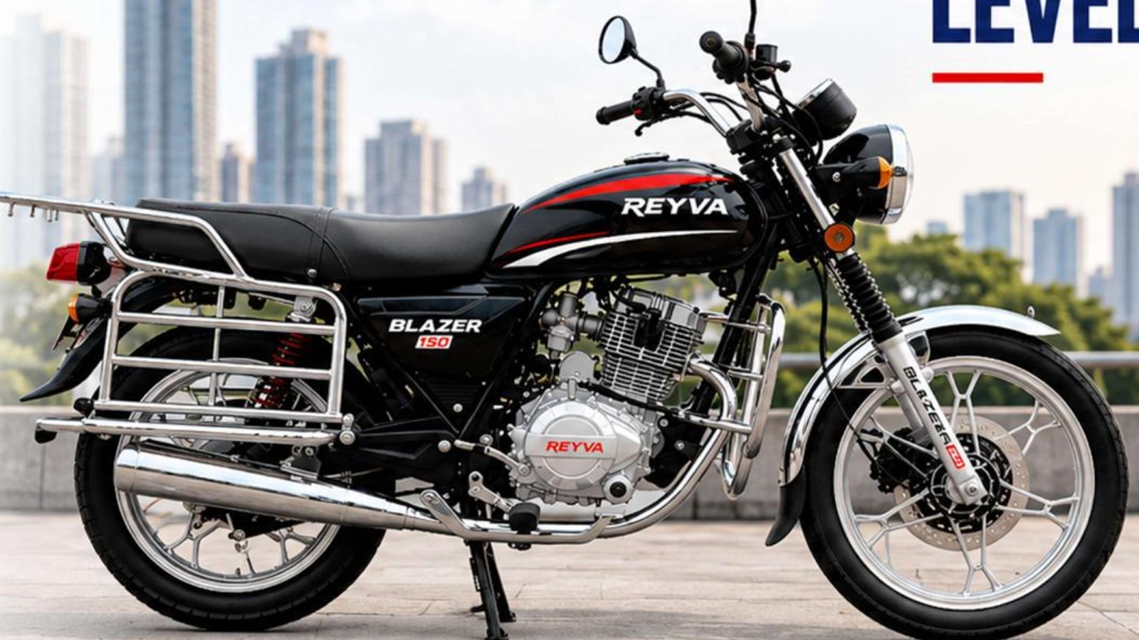 Reyva Blazer 150 motorcycle in black